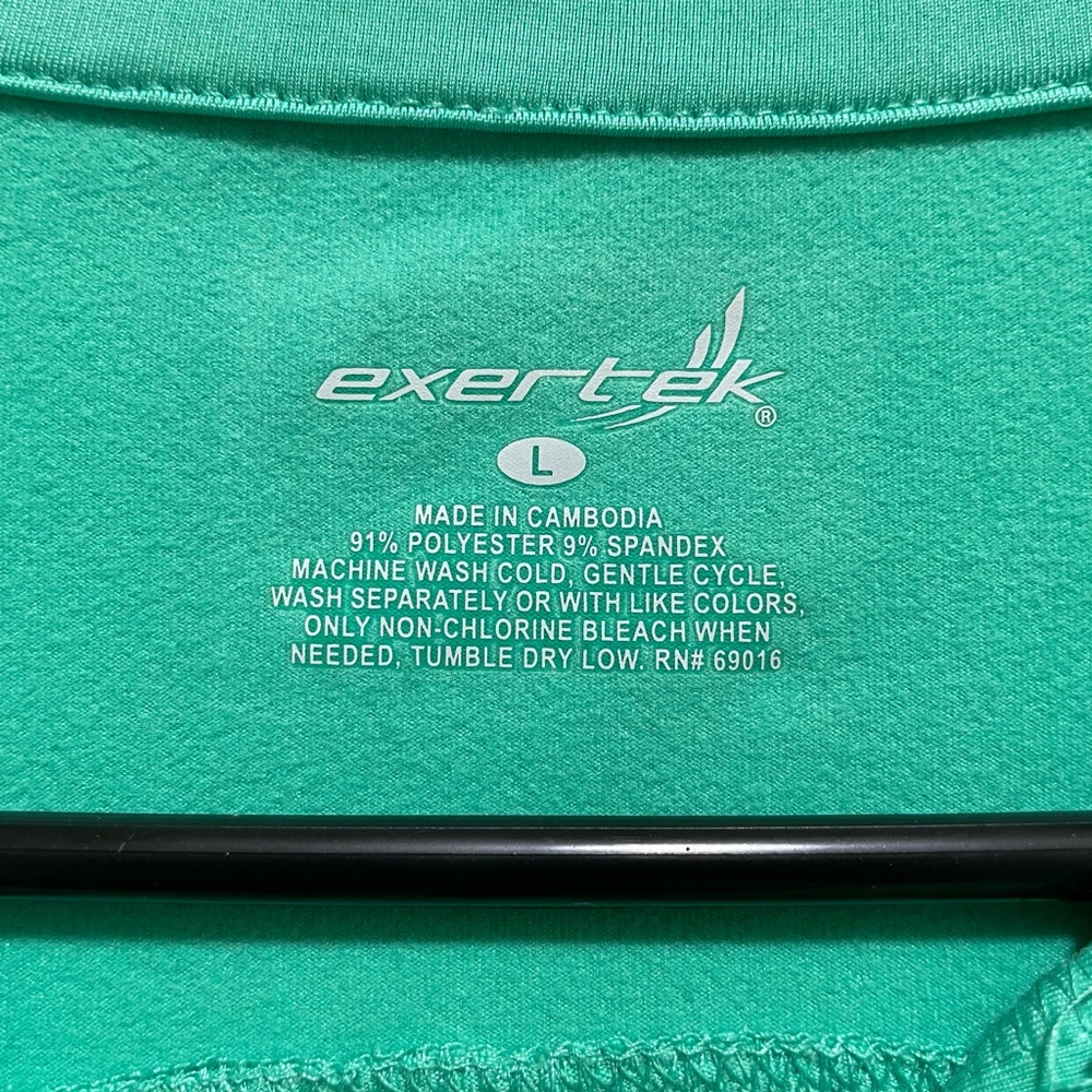 Exertek Teal Women’s Athetic Jacket - Picture 3 of 3